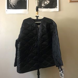 Men’s Black Quilted Jacket Liner